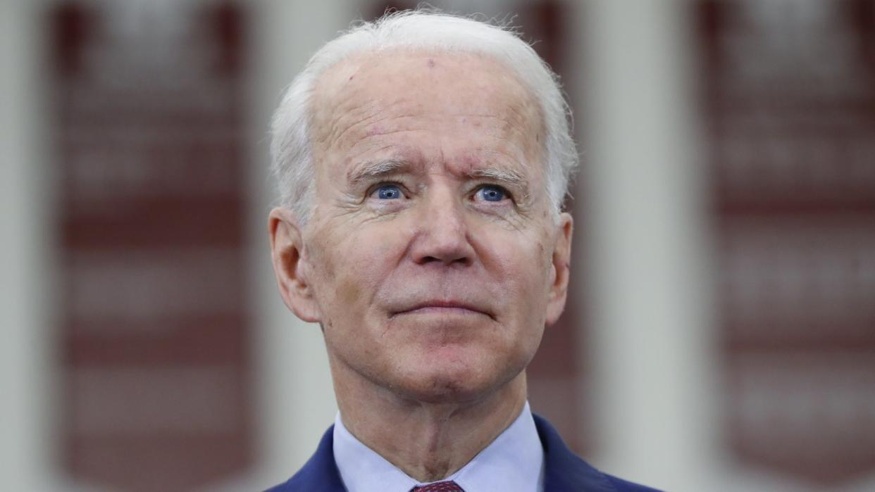 Joe Biden im März bei einer Wahlkampfveranstaltung in Detroit.