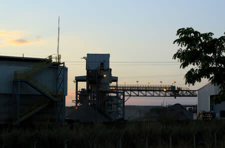 A view of a niobium mining facility owned by China Molybdenum Co Ltd (CMOC) is seen in Catalao, Goias state, Brazil October 3, 2018. REUTERS/Jake Spring