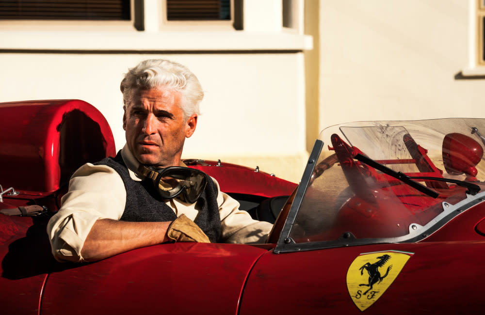 Patrick Dempsey went blond for Ferrari credit:Bang Showbiz