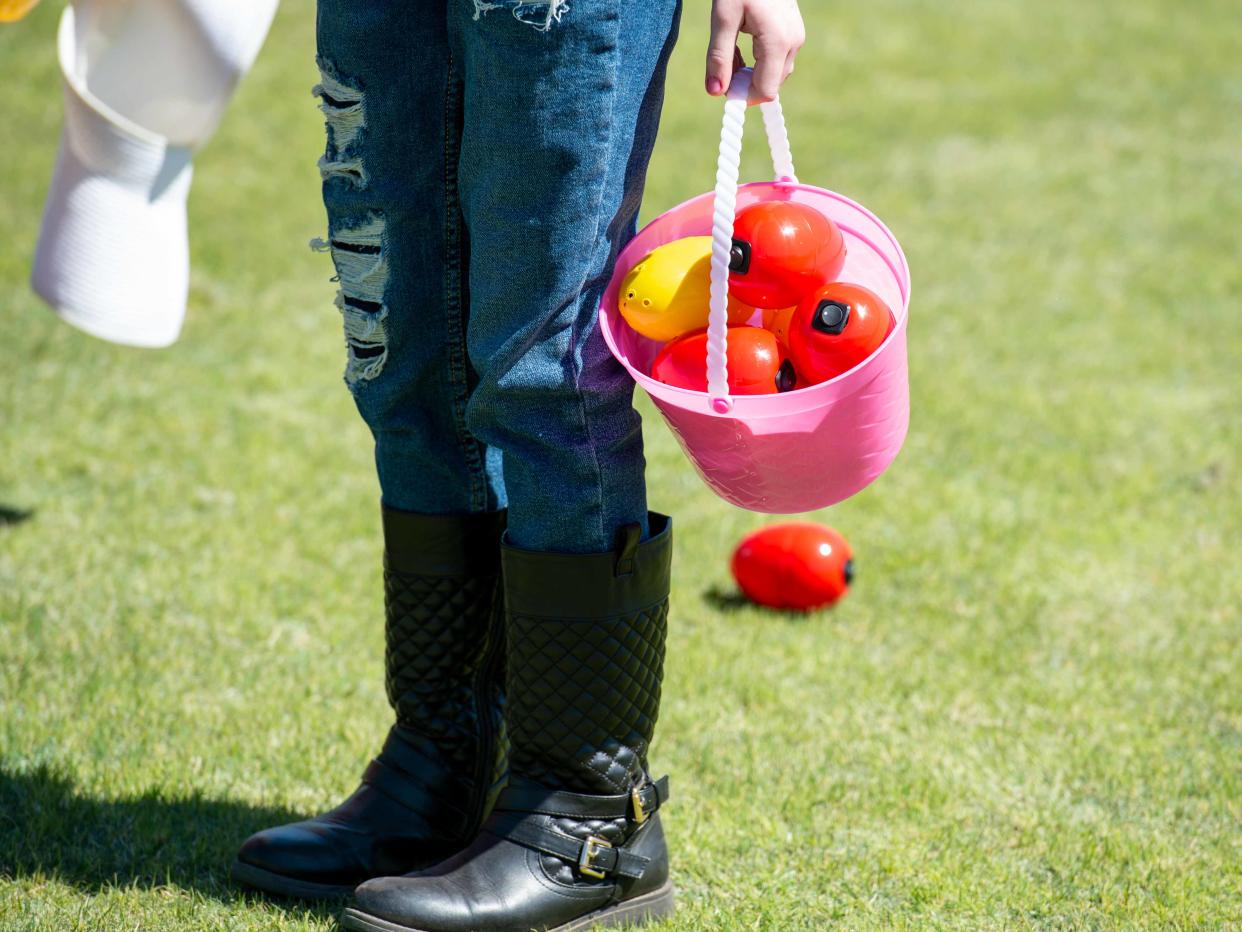 An annual Easter egg hunt at an Ohio mall turned chaotic after adults didn't follow instructions, organizers said.