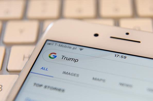 Apple Inc has enjoyed historic gains in the stock market, though new tariffs could spur price increases for the tech giant, according to Donald Trump: NurPhoto via Getty Images