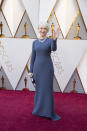 <p>Schlichte Eleganz. Helen Mirren in einem Kleid von Reem Acra. (Bild: Getty Images) </p>