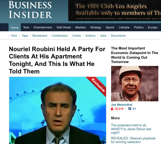 Business Insider Grows the Way of the Huffington Post