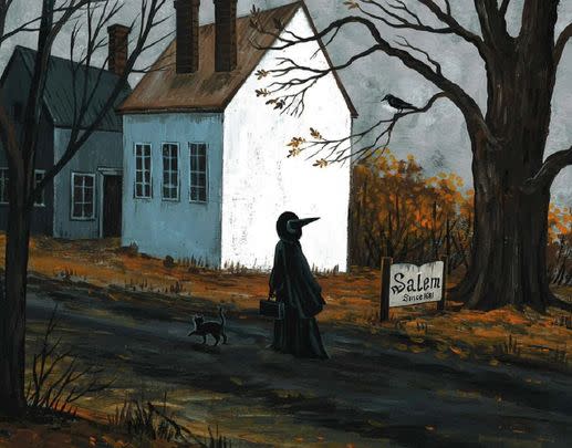 And finally, a witchy print so you can have a smidgen of Salem on your shelf