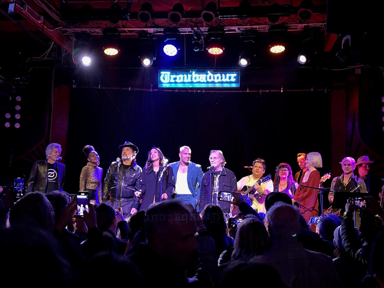 The finale at the Americana Music Association's tribute to Paul Simon at The Troubadour in West Hollywood on Sat. Feb. 3, 2024.