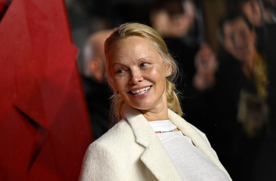 Pamela Anderson attends The Fashion Awards 2023 presented by Pandora at the Royal Albert Hall in December.