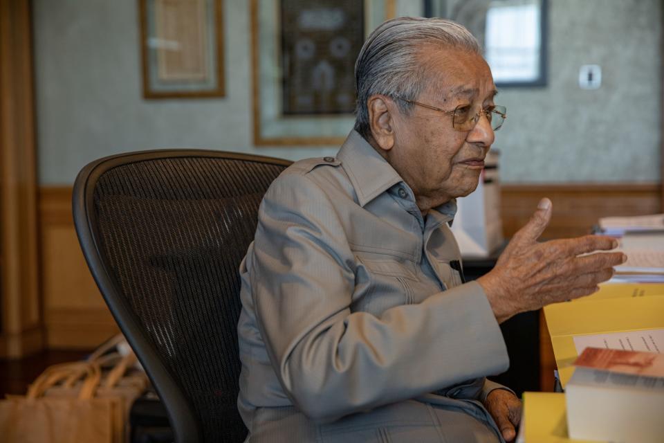 Mahathir Mohamad. (Photo: Sanjit Das/Bloomberg)