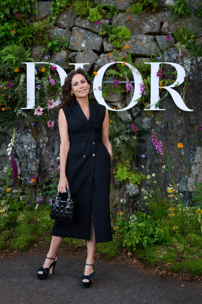 Minnie Driver at the Dior Cruise 2025 Show held at Drummond Castle on June 3, 2024 in Perthshire, Scotland. (Photo by Saira Macleod/WWD via Getty Images)