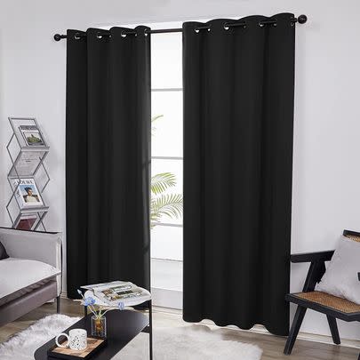 These blackout curtains don't just keep light and noise out, they also keep heat in! Get them for 35% less RN.