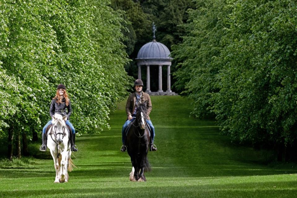 The green fields of Dromoland are an outdoorsman’s playground. Courtesy of Dromoland Castle