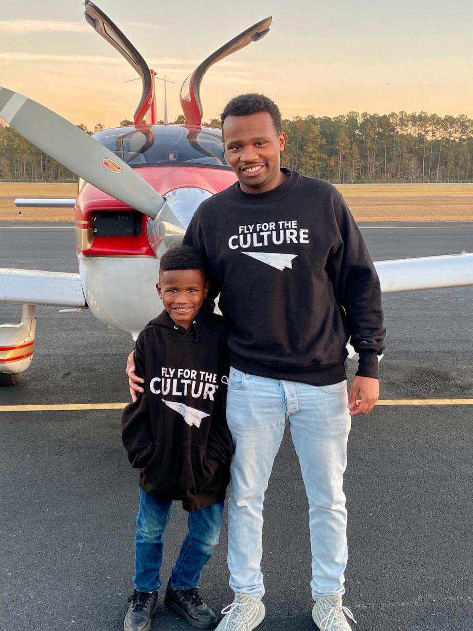 PHOTO: Fly for The Culture is a non-profit organization that promotes diversity in the aviation industry, according to its website. (Courtesy of Courtland Savage)