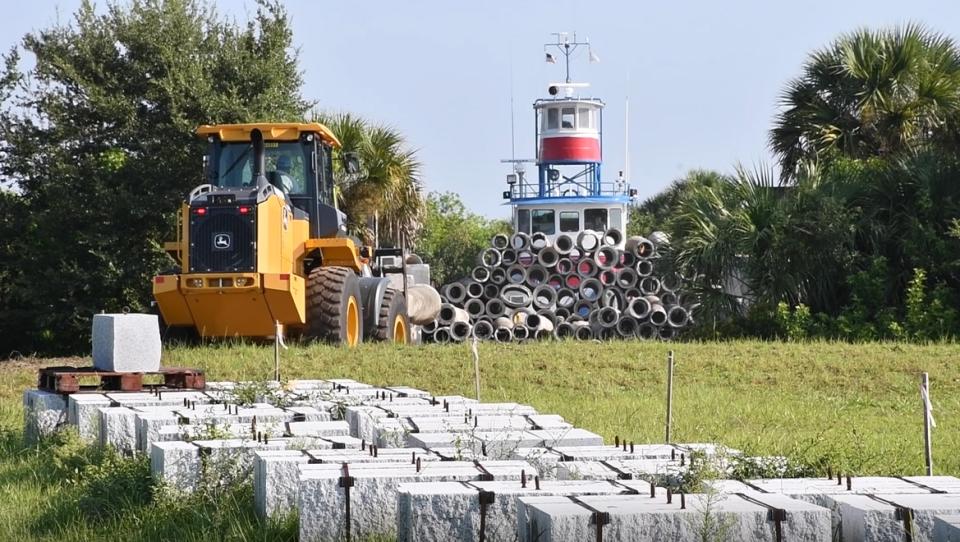 This transport will help marine life in habitats off the coast of eastern Florida.