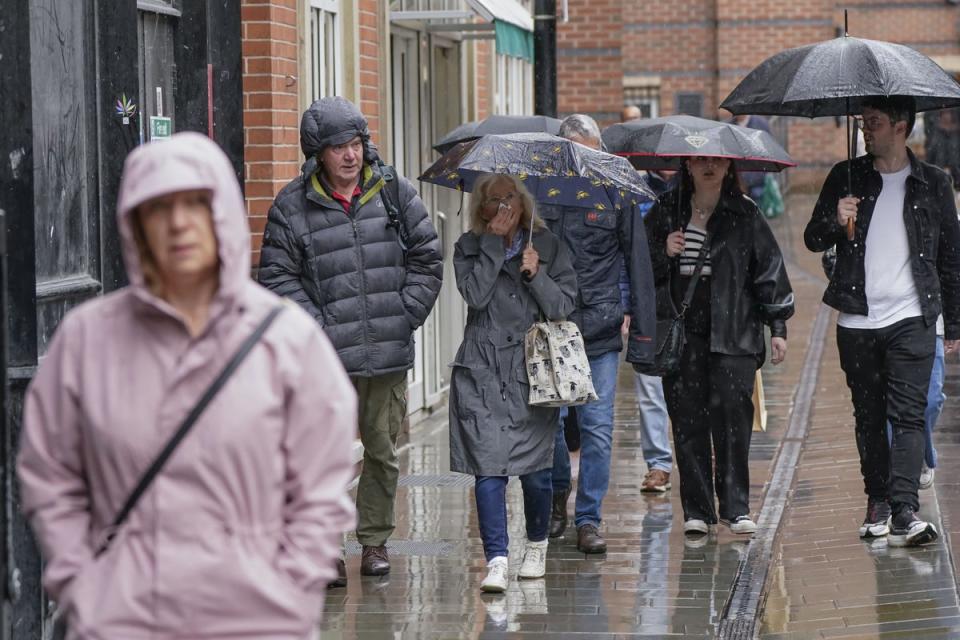 June was colder than usual, with last week’s heatwave still not being enough to raise the months average (PA Wire)