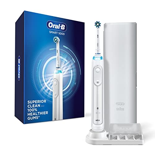 Oral-B Pro 5000 Smartseries Power Rechargeable Electric Toothbrush with Bluetooth Connectivity,…