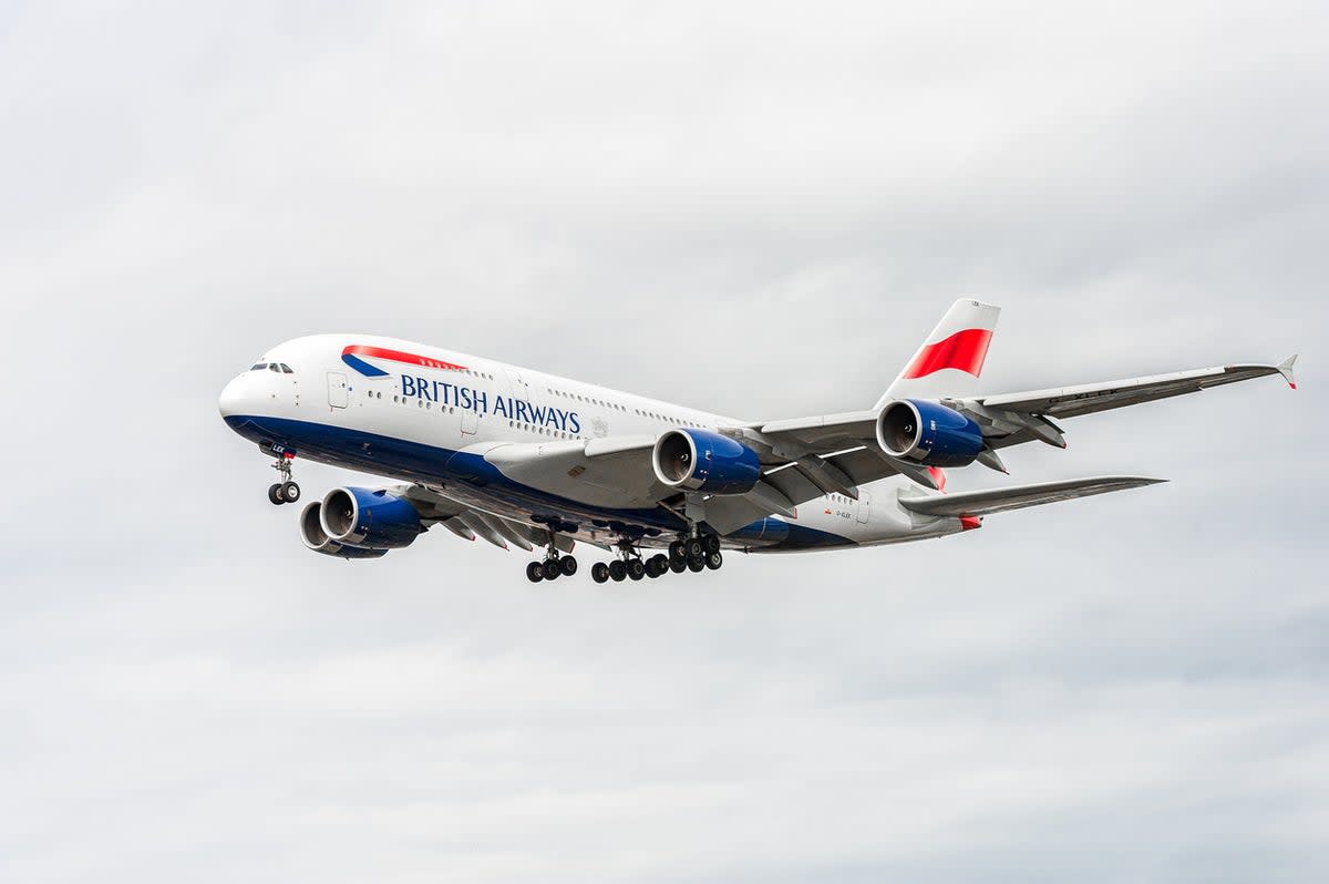 A British Airways flight on approach to Heathrow  (Getty Images)