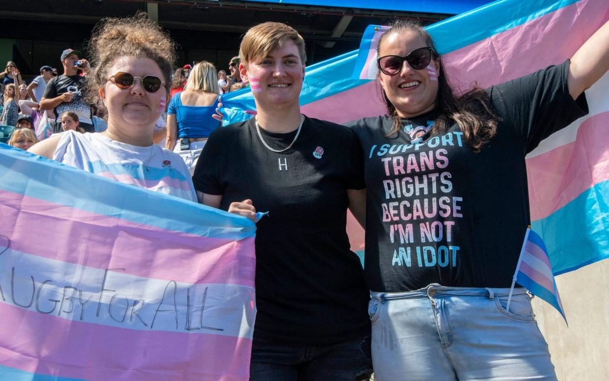 Trans activists crash England Women's Twickenham training session - JULIAN SIMMONDS