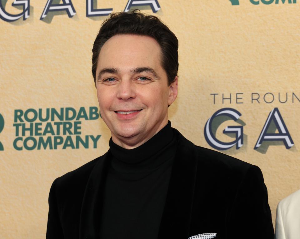 Jim Parsons attends the Roundabout Theatre Company's 2024 Gala at The Ziegfeld Ballroom on March 4, 2024, in New York City. The actor has joined the cast of a new "Our Town" revival on Broadway.