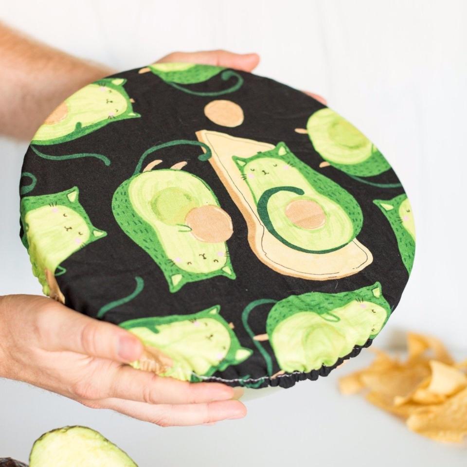 Wild Clementine Co. Reusable Bowl Cover in Avogato