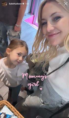 <p>Kate Hudson/Instagram</p> Kate Hudson and Rani on May 3, 2024.