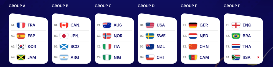 2019 women’s World Cup draw simulation. (FIFA)