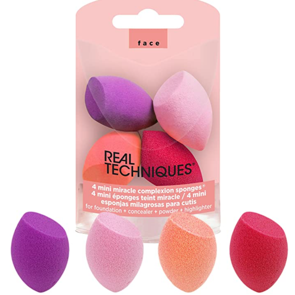 Real Techniques 4 Miracle Mini Complexion Sponges by Amazon