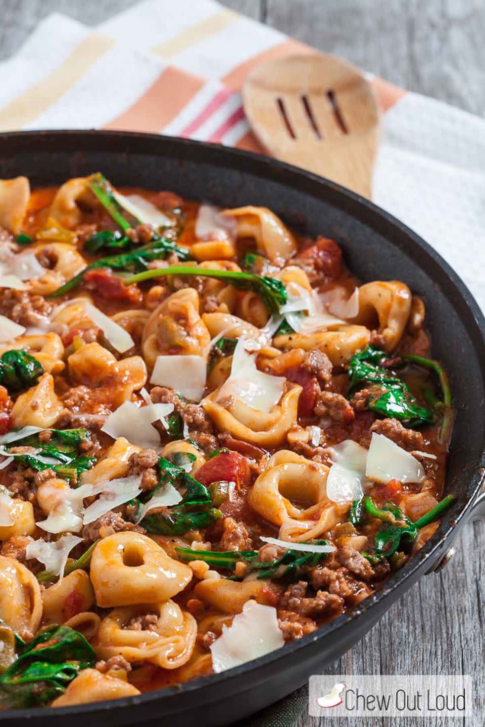 Skillet Tuscan Tortellini