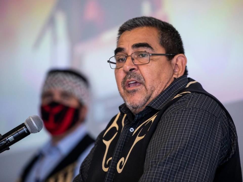 Musqueam Chief Wayne Sparrow says recognizing the land and history of an area is an important step in reconciliation. (Ben Nelms/CBC - image credit)