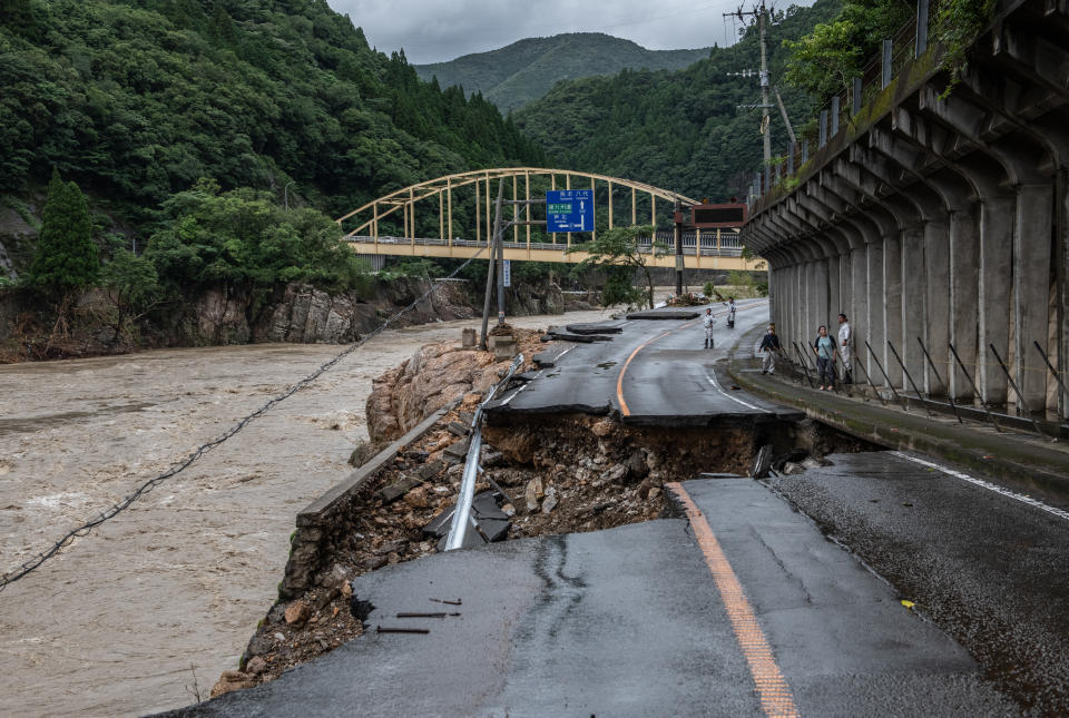 Unprecedented Rain Causes Flooding And Landslides In Kumamoto