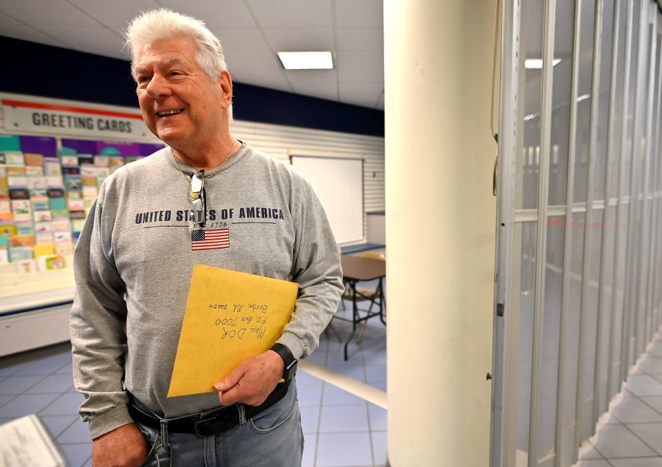 Joe Ciandella waits until the day before deadline to file his taxes in Worcester.