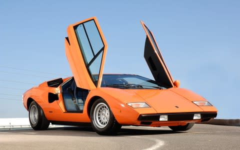 Lamborghini Countach 1974 - Credit: Alamy