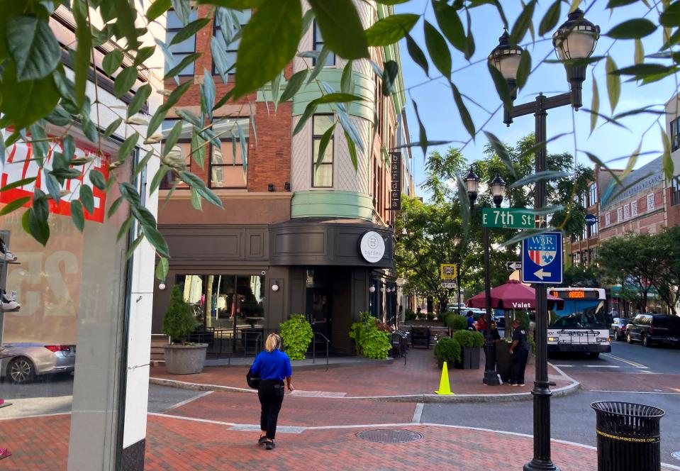 The restaurant Bardea stands on the corner of Seventh and Market Streets in downtown Wilmington, Tuesday, Sept. 19, 2023.