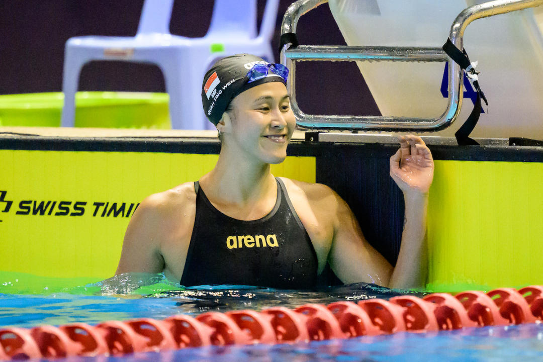 Singapore swimmer Quah Ting Wen won't compete in the Paris Olympics; Gan Ching Hwee replaces her in the 4x100m relay. Appeals by Singapore Aquatics were denied. (Photo: SNOC/Andy Chua)