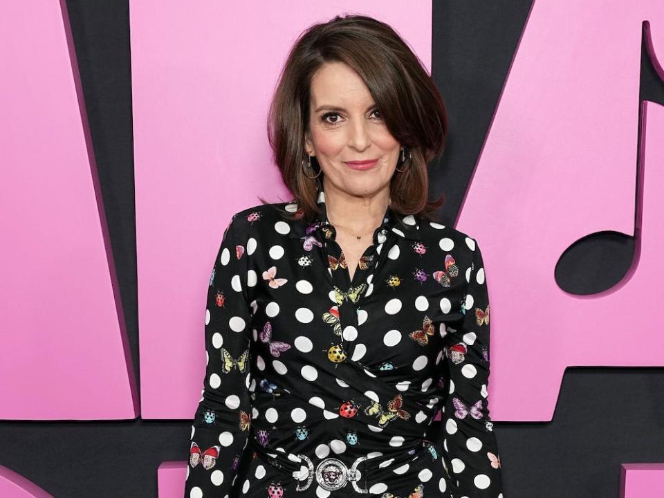 Tina Fey attends the "Mean Girls" premiere.