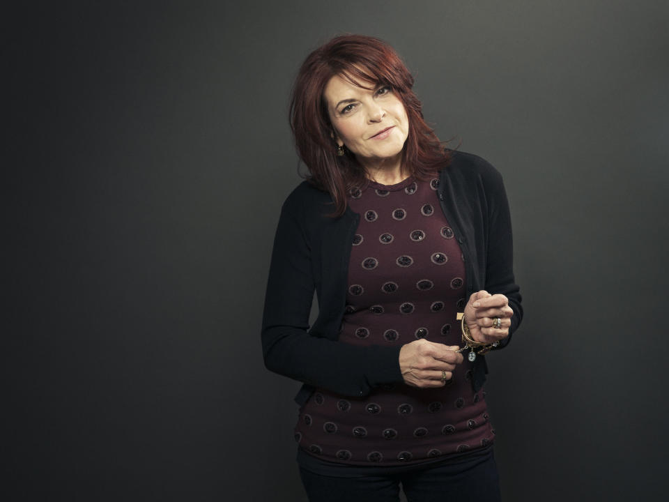 This Dec. 17, 2013 photo shows American singer-songwriter Rosanne Cash during a portrait session to promote her new album, "The River & The Thread" in New York. (Photo by Victoria Will/Invision/AP)