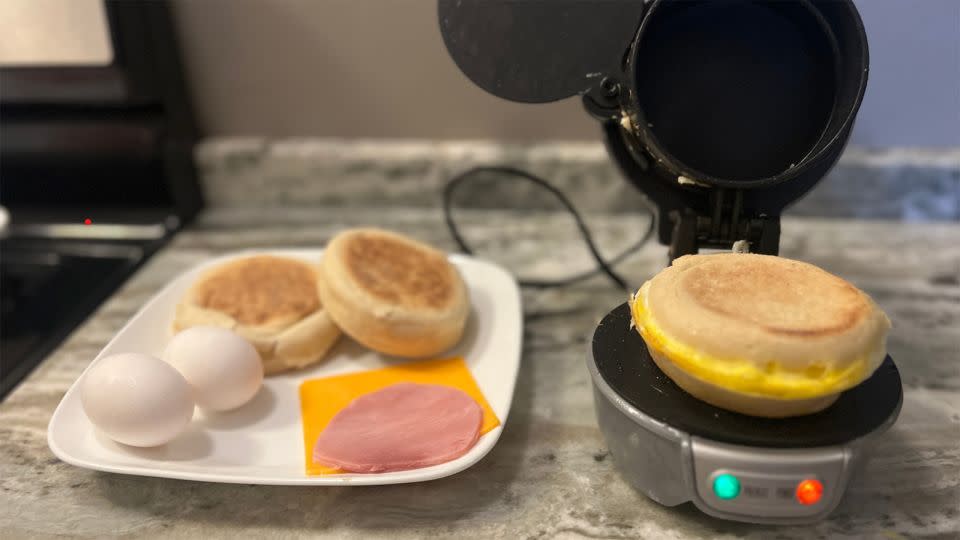 Hamilton Beach Breakfast Sandwich Maker - Stacy Tornio/CNN Underscored
