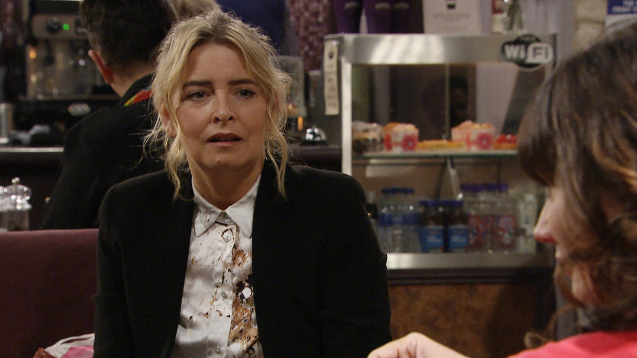 FROM ITV

STRICT EMBARGO
Print media - No Use Before Tuesday 30th May 2023
Online Media - No Use Before 0700hrs Tuesday 30th May 2023

Emmerdale - 9700

Friday 9th June 2023

Charity Dingleâ€™s [EMMA ATKINS] bravado fails to convince Chas Dingle [LUCY PARGETTER] sheâ€™s over Mack. 

Picture contact - David.crook@itv.com


This photograph is (C) ITV and can only be reproduced for editorial purposes directly in connection with the programme or event mentioned above, or ITV plc. This photograph must not be manipulated [excluding basic cropping] in a manner which alters the visual appearance of the person photographed deemed detrimental or inappropriate by ITV plc Picture Desk. This photograph must not be syndicated to any other company, publication or website, or permanently archived, without the express written permission of ITV Picture Desk. Full Terms and conditions are available on the website www.itv.com/presscentre/itvpictures/terms
