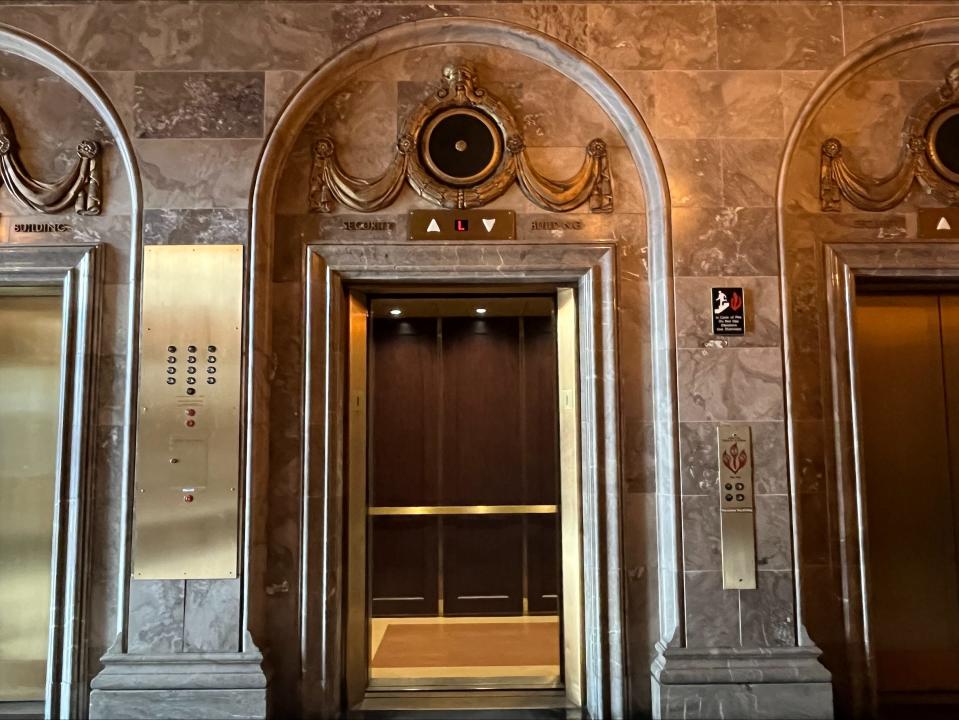 The building's ornate lobby was fully refurbished to its original state by Maricopa County.