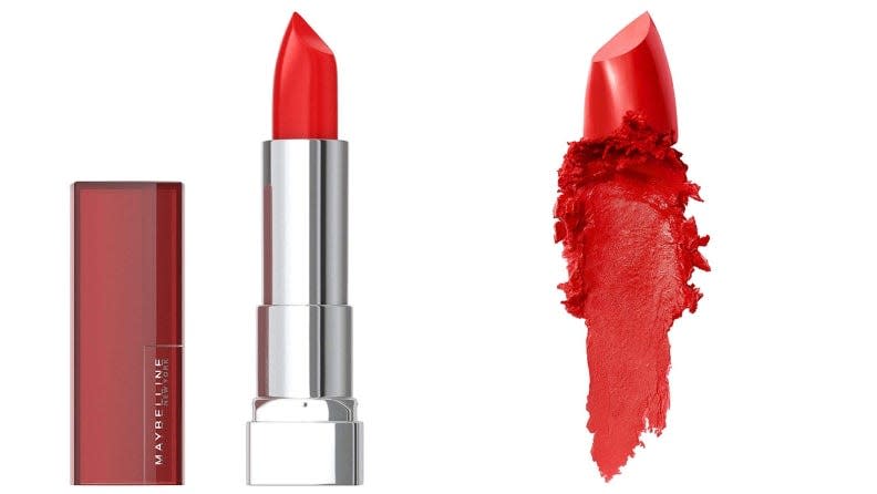 The Maybelline New York Color Sensational Satin Lipstick is moisturizing on the lips.