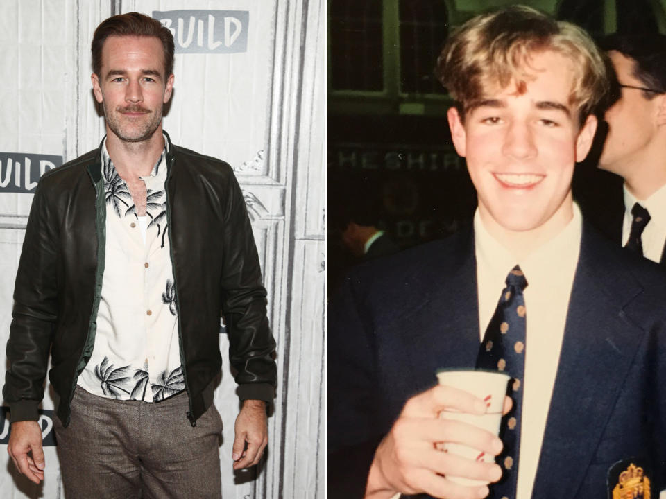 <p>Ein echter Teenie-Schwarm war James Van Der Beek in der Serie “Dawson’s Creek”, ob ihn die Mädchen während seiner eigenen Pubertät wohl auch so angehimmelt haben? (Bild-Copyright: Andy Kropa/Invision/AP, vanderjames/Twitter) </p>