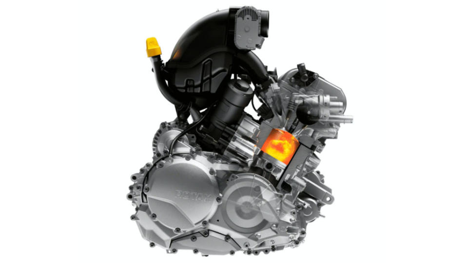 車上所搭載的引擎為一具1,330c.c.的直列三缸引擎，可以輸出115匹的最大馬力。(圖片來源/ Can-AM)