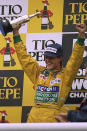 Schumacher enjoyed his first F1 victory in Belgium in 1992, the first of his record 91 race wins.