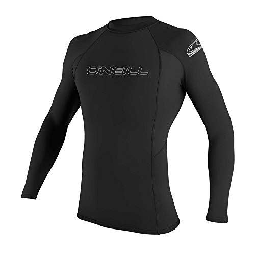 4) O'Neill Men's Basic Skins UPF 50+ Long Sleeve Rash Guard