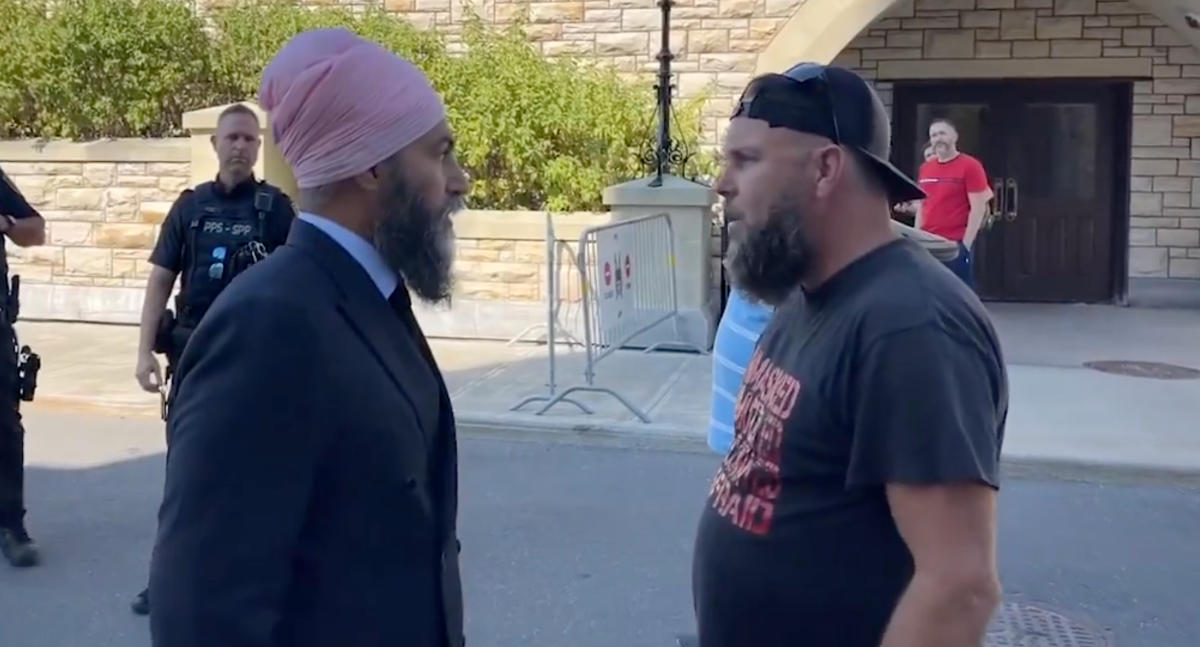 ‘I don’t think I’ve ever respected Jagmeet Singh more’: Canadians back NDP leader after ‘corrupted b——‘ altercation with hecklers in Ottawa