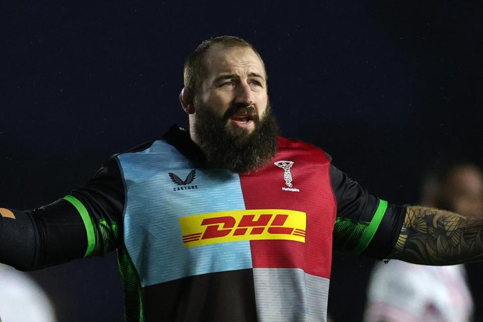 Joe Marler could be recalled to the England fold despite serving a domestic ban with Harlequins (Getty Images)