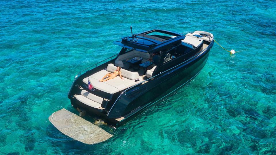 The Branson 50 by Steeler Yachts is designed for long distances but also for gunkholing in the Bahamas. 