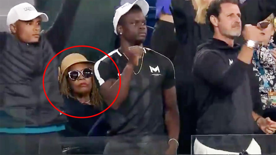 Serena’s mum was unmoved. Image: WWOS