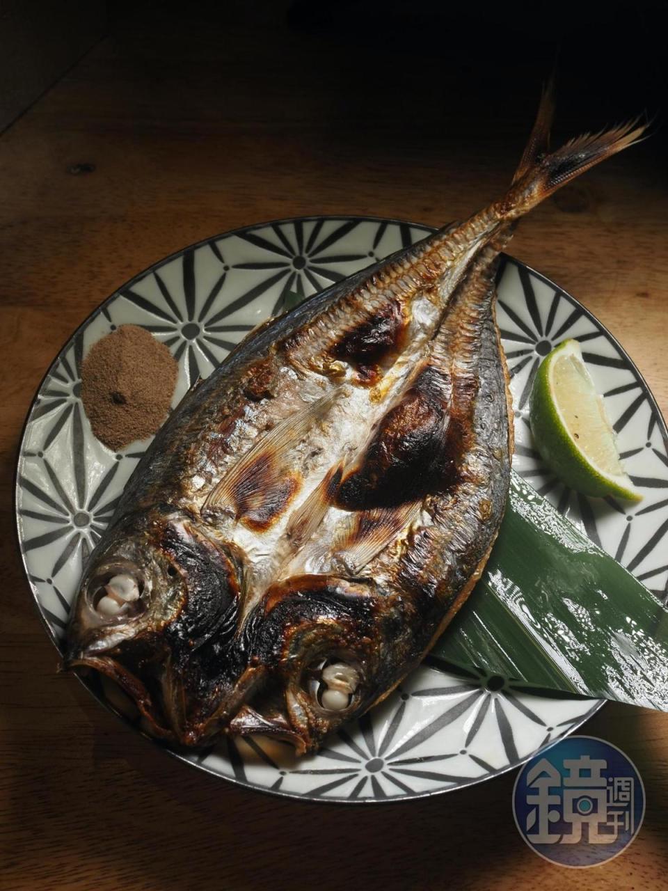 「竹莢魚一夜干」肉質緊實，用烤的或煎的都美味。（79元／尾）