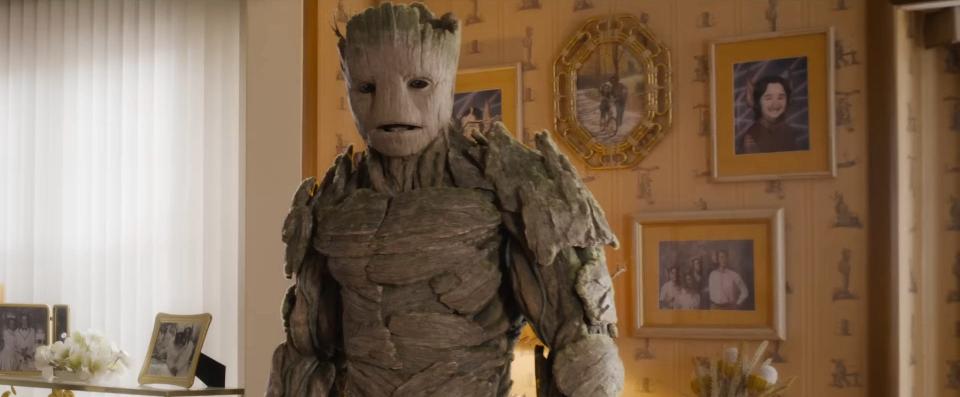 Groot, voiced by Vin Diesel, in "Guardians of the Galaxy Vol. 3."