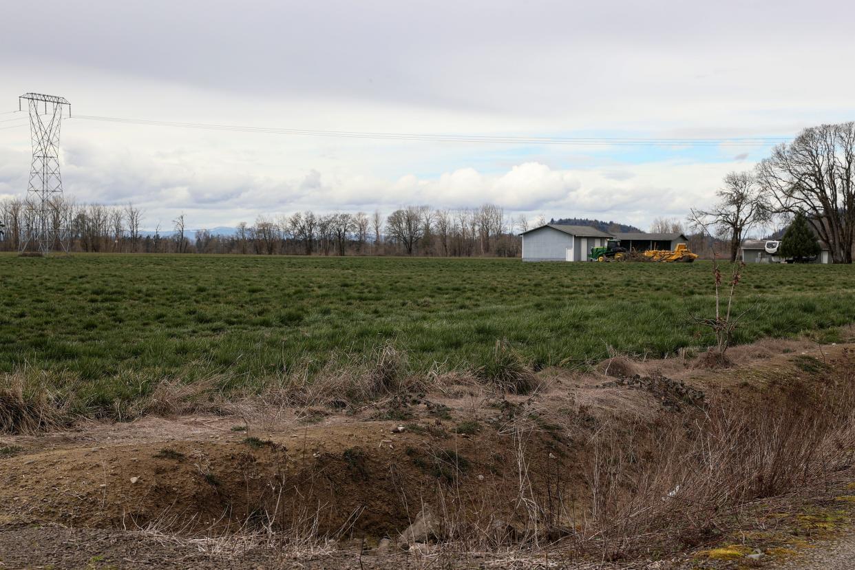 The proposed  site of Foster Farms' chicken facilitiy near Scio.