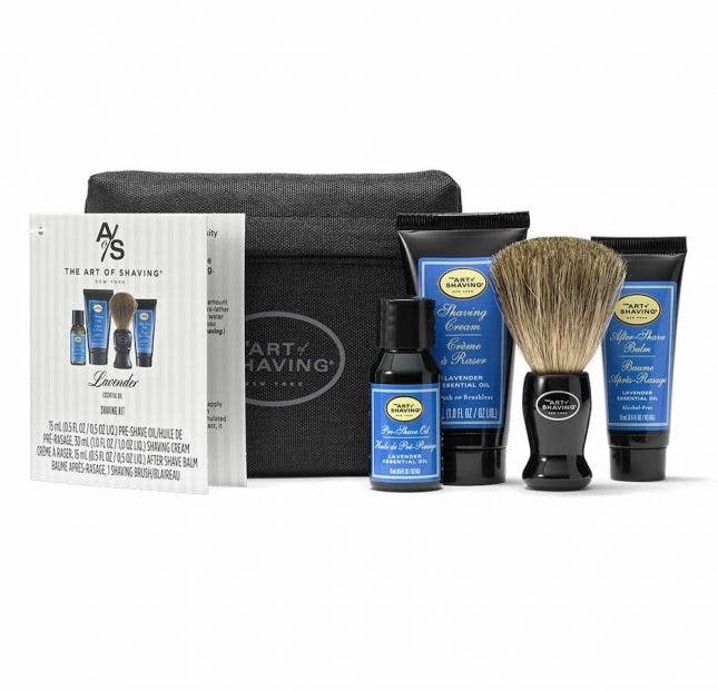 art of shaving starter kit and bag